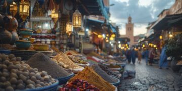 street-market-night-morocco - MAwebzine street-market-night-morocco