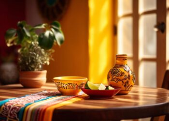 Innendekoration-marokkanische-Keramik