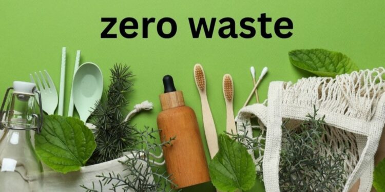 Zero waste essentials including reusable bottles, bamboo toothbrushes, and eco bags for sustainable living in morocco.