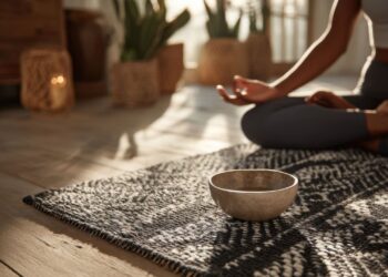 Sonnenaufgang-Meditation zum Setzen achtsamer Vorsätze durch marokkanischen Wellness-Retreat mit Yoga und Stille-Praktiken zur Unterstützung deiner persönlichen Transformation und spirituellen Entfaltung 2026