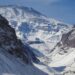 Atlas Mountains hiking in winter with snow-covered peaks and trekking routes in Morocco