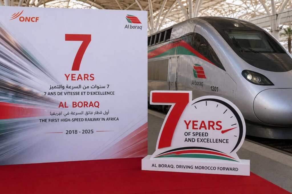 Al Boraq high speed rail milestone marking 7 years as Africa's first high-speed railway