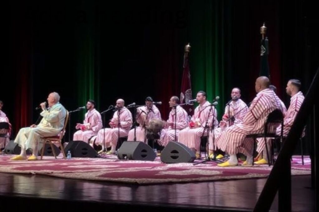 Grand performance stage interior of a major African theatre, illustrating the culture and heritage ambitions of Morocco's Royal Theatre Rabat