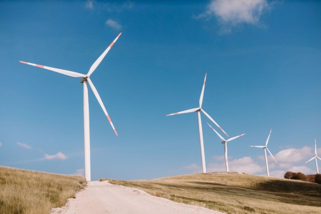 Wind turbines along Morocco's Atlantic coast representing growing wind energy investment