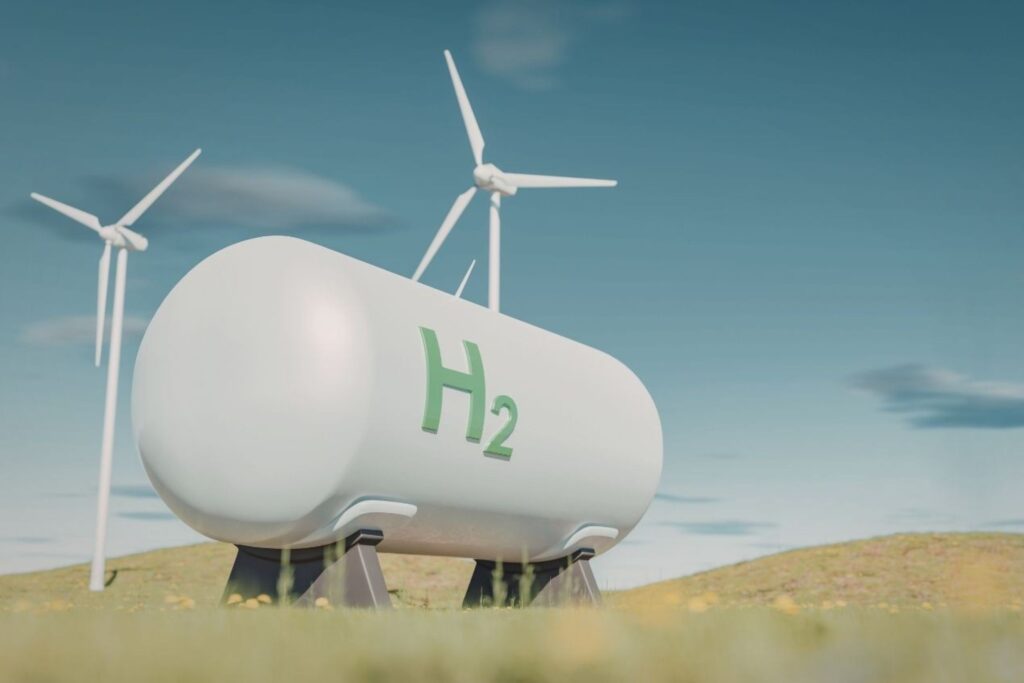 Industrial green hydrogen production facility in Morocco supporting renewable energy export investment
