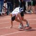 runner-on-athletics-track-unsplash - MAwebzine عداء يتدرب في مضمار نادي ألعاب القوى المغربي خلال جلسة صباحية